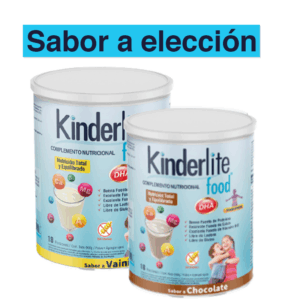 2 Tarros de Complemento Nutricional Kinderlite – Sabor a elección